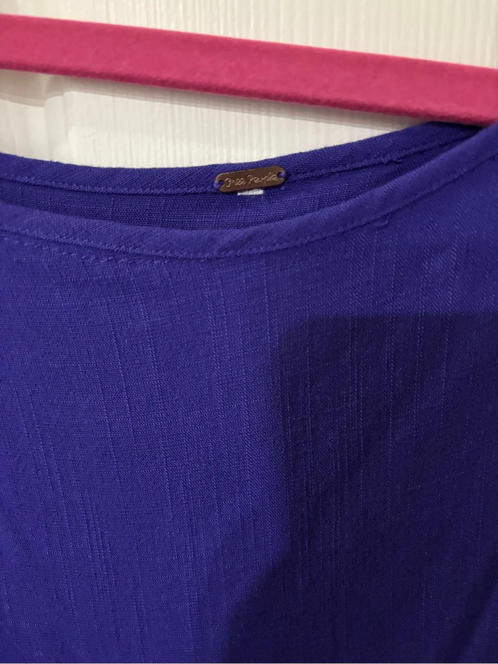 Free People Purple Cold Shoulder Boho Mini Dress Tie Strap - Size M/L*